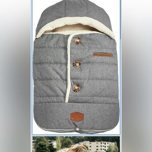 JJ Cole - Urban Bundleme, Canopy style Baby Bunting Bag for Car Seat and Carrier